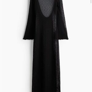 H&M Black Midi Dress